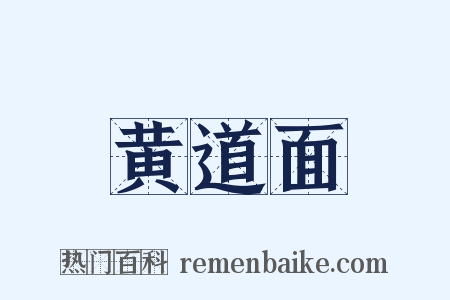 黄道面是什么意思的图片